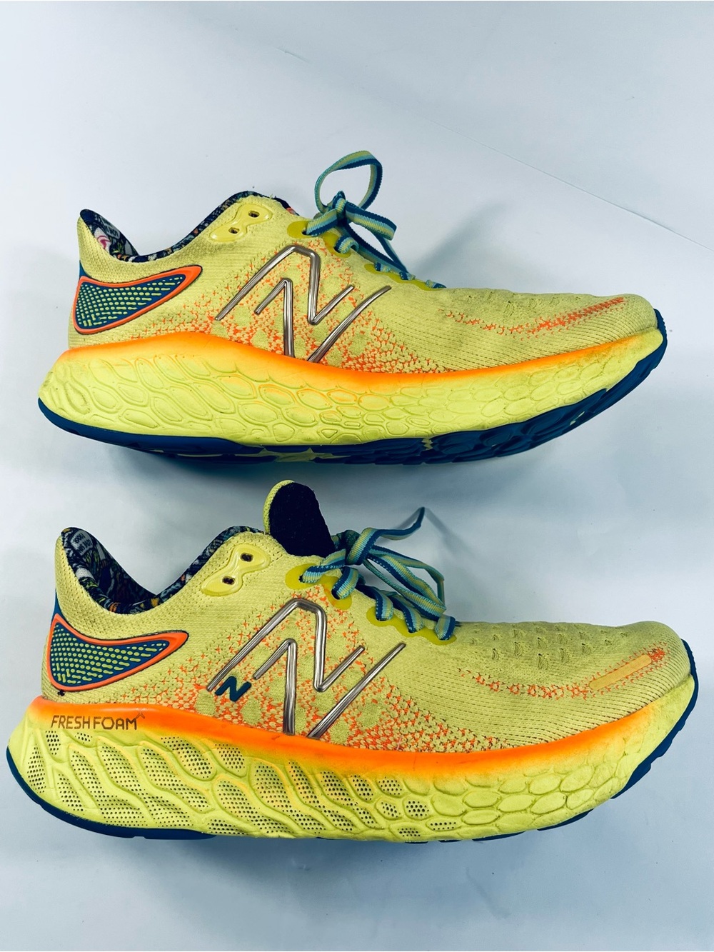 New Balance Fresh Foam X Yellow Multi Color #W1080Q12 Women’s Size :8 Sneakers - Picture 2 of 15